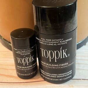 Toppik Hair Building Fibers 12g Fill In Fine or Thinning Hair Instantly Dk brown